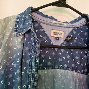 Hilfiger denim long sleeve with crescent moon pattern